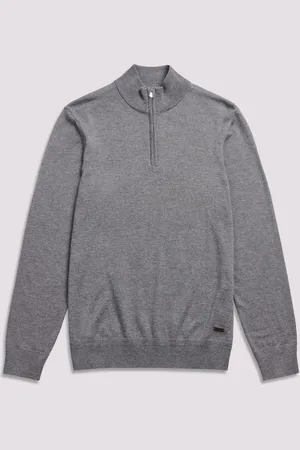 Duchamp Quarter Zip Højhalset Sort TrøjeS