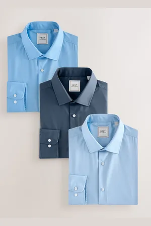 Next Easy Care Single Cuff Oxford Smart Skjorter 3 Pakke165in