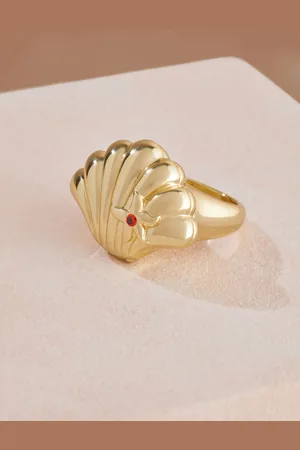 Cath Kidston Shell Locket Ringmedium