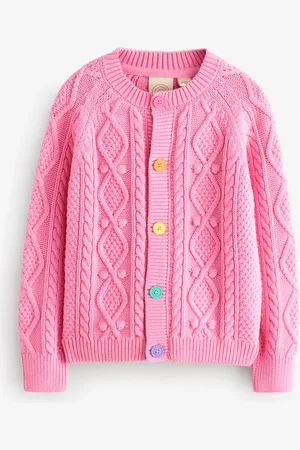 Little Bird Knitted Cable 100% Cotton Cardigan12 - 18 måneder (80 - 86cm)