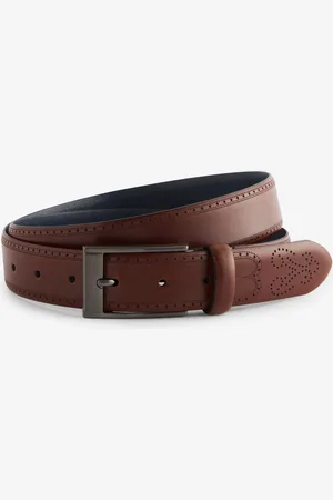 Next Brogue-bælte i SignatureXL