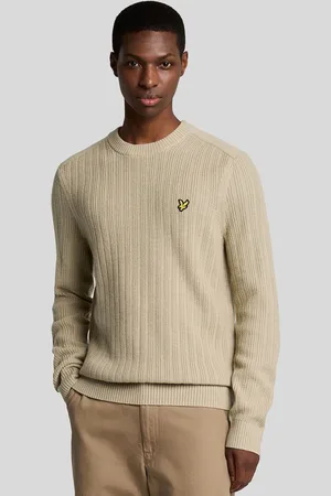 Lyle & Scott Ribbed Rund hals Trøje2X-Large