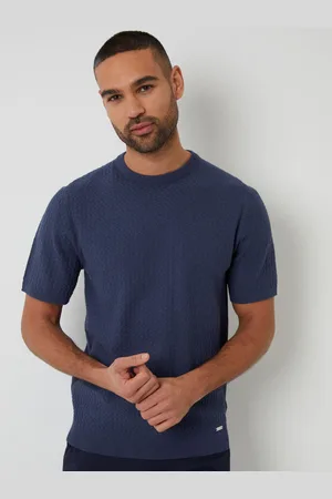 Threadbare Textured Front Knitted T-ShirtSmall