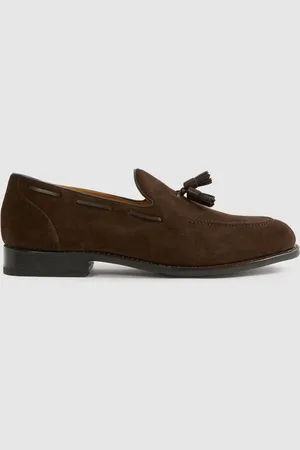 Reiss Clayton Tasselled Suede Hyttesko