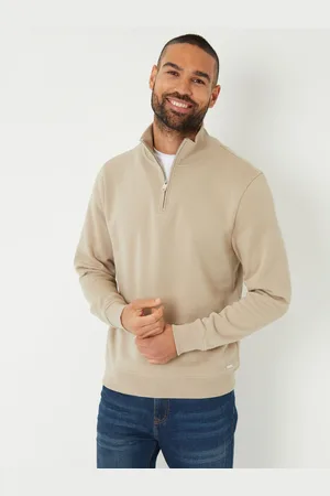 Threadbare Mock T-Shirt Quarter Zip Sweatshirtxlarge