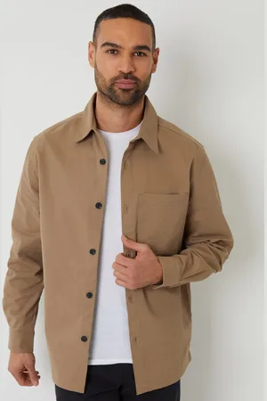 Threadbare 100% bomuldstwill ShacketMiddel
