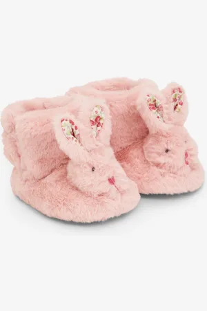 JoJo Maman Bébé Tøfler med kanin6 - 12 måneder (68 - 80cm)