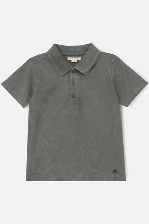 Angel & Rocket Rex Washed Zip 100% Cotton Polo Shirt11 - 12 år (146 - 152cm)