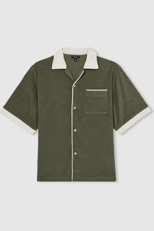 Reiss Micah Towelling Contrast Trim Shirtsmall