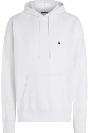 Tommy Hilfiger Essential Fleece White HoodieM
