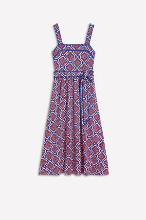 Boden Square Neck Seam Midi Dress46