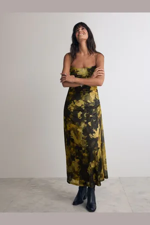 Next Kew Collection Green Mesh Floral Cami Slip Dress36