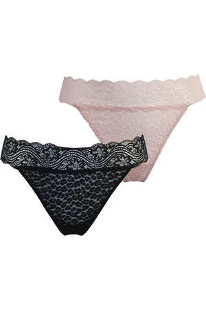 Pour Moi Leopard Lace V Thongs 2 Pack38
