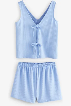 Next Tekstureret Slips Vest Kort Sæt PyjamasS Reg