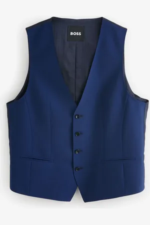 HUGO BOSS Slim-Fit Wool Waistcoat42