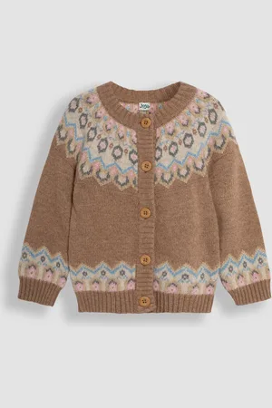 JoJo Maman Bébé Fair Isle Pattern Cardigan5 - 6 år (110 - 116cm)
