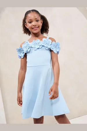 Lipsy London Corsage Bardot Scuba Dress (5-16yrs)166168cm