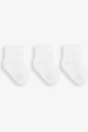 JoJo Maman Bébé 3-Pack Princess SocksOp til 6 måneder (50 - 68cm)