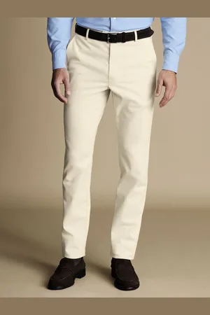 Charles Tyrwhitt Slim Fit Ultimate ikke-jern Chino-bukserW34 L32