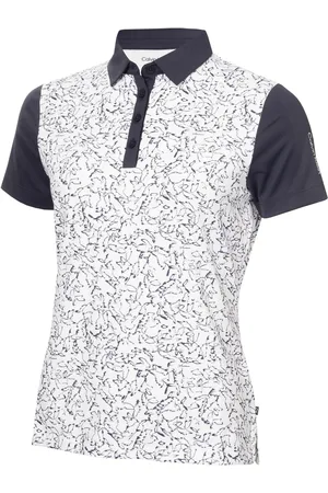 Calvin Klein Harmony Printed Short Sleeve White T-Shirtssmall