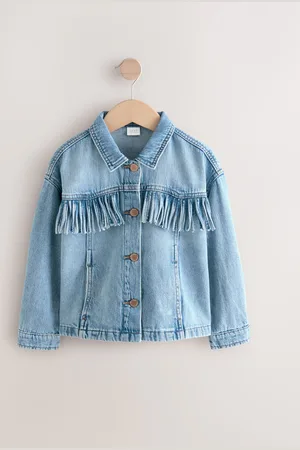 Next 100% Cotton Fringed Shacket (3-16yrs)166168cm