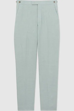 Reiss Warner Linen Slim-Fit Suit Trousers38r