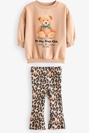 Next Sweatshirt og Flare Leggings Sæt (3mdr.-7år)4 - 5 år (104 - 110cm)