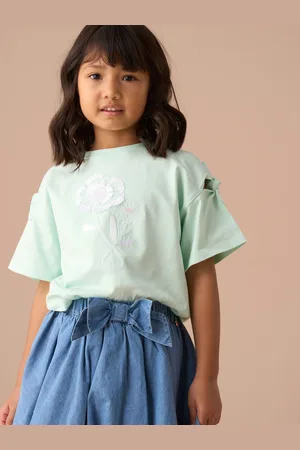 Angel & Rocket Leena Mint Tie Sleeve 100% Cotton Top7 - 8 år (122 - 128cm)