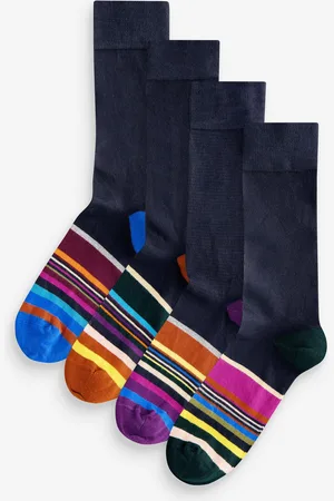 Next Striped Signature Bamboo Socks 4 PackUK 11.5 - 14