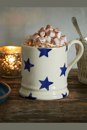 Emma Bridgewater Blå Star 1/2 pint krusEn