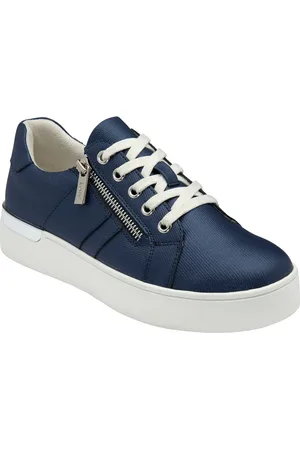 Lotus Zip-Up Flat Trainers