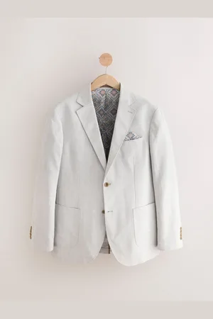 Next Tekstureret Hør Blend Blazer42 R