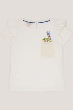 Monsoon Bunny Pocket 100% Cotton T-Shirt134140cm