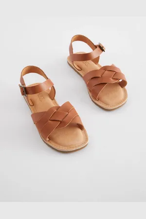 Next Lædervævede sandaler