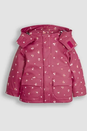 JoJo Maman Bébé Floral 3-In-1 Waterproof Jacket1.5 - 2 år (86 - 92cm)