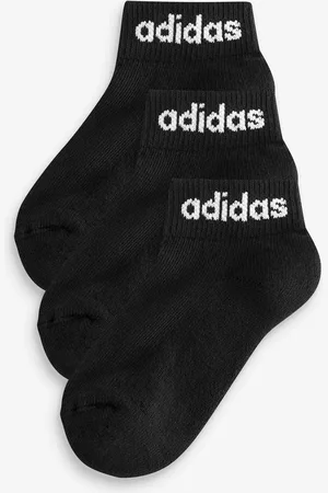 adidas Linear Ankle Cushioned Socks 3 PackUK 4.5 - 5.5