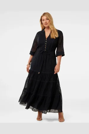 Forever New Rachel Curve Broderet Maxikjole48
