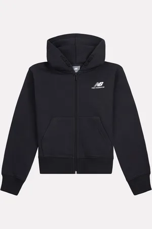 New Balance Piger Brush Back Graphic Zip Hættetrøje12 - 13 år (152 - 158cm)