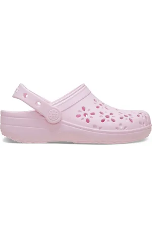 Crocs Kids Floral Cut Out Clogs