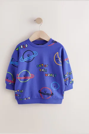 Next All-Over Print Crew Neck Sweatshirt (3mths-7yrs)1.5 - 2 år (86 - 92cm)