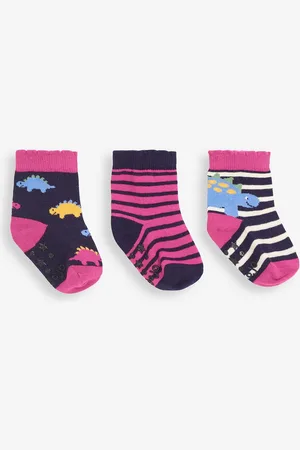JoJo Maman Bébé 3-Pack Dino Socks6 - 12 måneder (68 - 80cm)