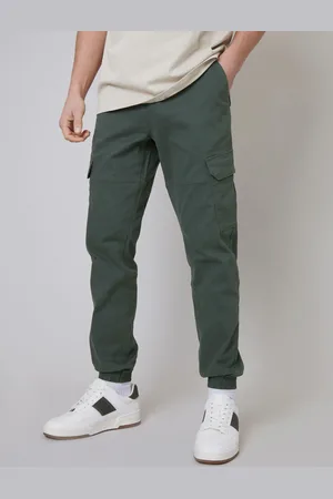Threadbare Cotton Jogger Style Cargo Trousers With StretchL