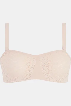 Chantelle Nude Norah Soft Feel bøjle Bandeau stropløs BH