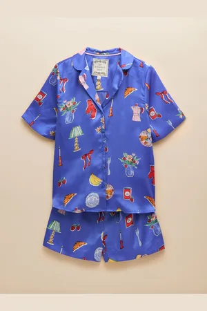 Joules Natalia Satin kort pyjamas
