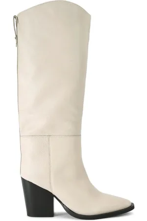 Carvela Cream Reign Boots