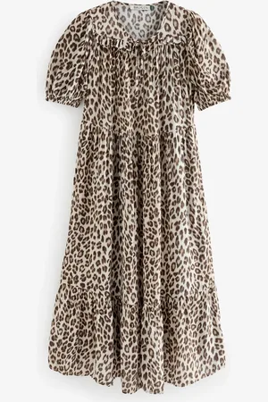 Baukjen Leopard Lavinia Printed Midi Dress36