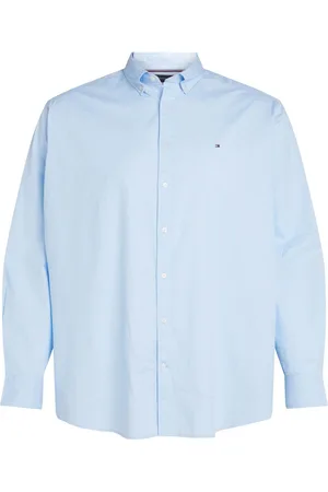 Tommy Hilfiger Regular Fit Plus Flex Poplin 100% Cotton Shirtxxxlarge