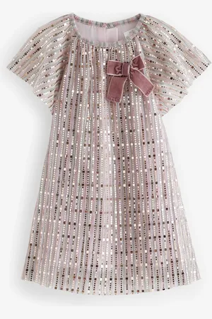 Next Pailletter Party Angel Sleeve Kjole (3mdr.-10år)7 - 8 år (122 - 128cm)
