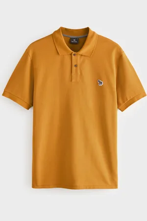 Paul Smith Logo 100% Cotton Pique Polo ShirtS