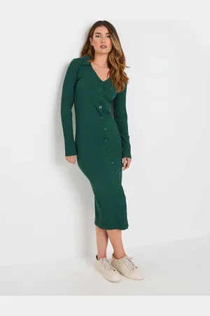Long Tall Sally Krave Knapper Kjole42 Høj